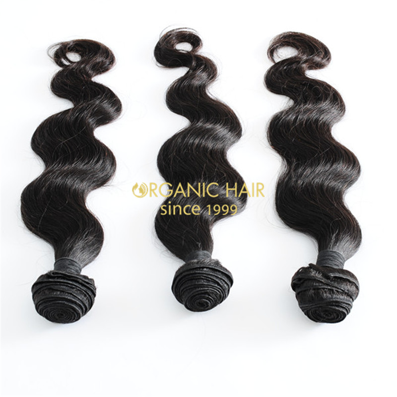 Black remy human hair extensions